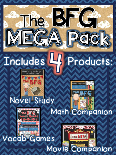 The BFG MEGA Pack {Includes 4 Whoopsy-Whiffling BFG Products}