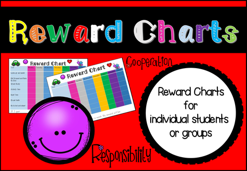 SEN/Individual Reward Charts for Home and School for Early Years / KS1