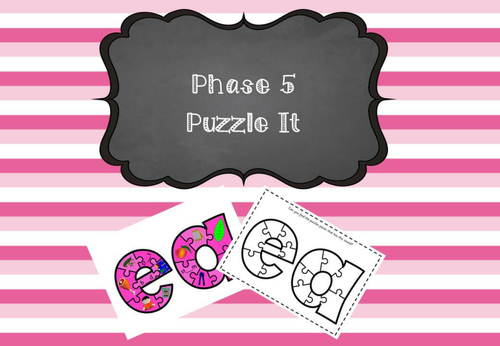 Phonics Phase 5 Puzzle It