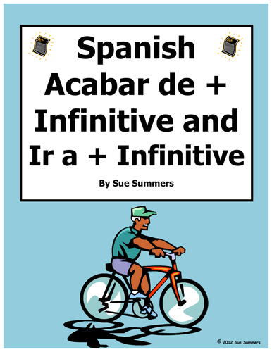 Spanish Acabar De + Infinitive and Ir A + Infinitive ...