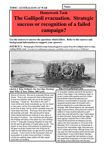 Was the Gallipoli evacuation a strategic success or the recognition of a failed strategy?