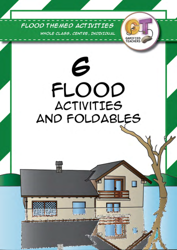 Flood Activities and Foldables - 6 contract activities