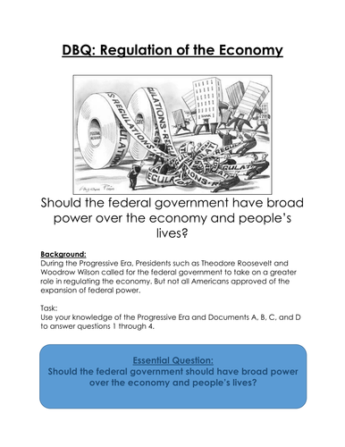 Social Economy Dbq