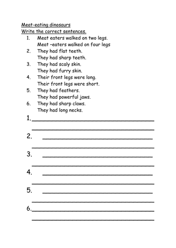 Meat-eating dinosaurs