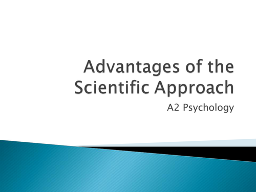 Advantages of the Scientific Method - Powerpoint