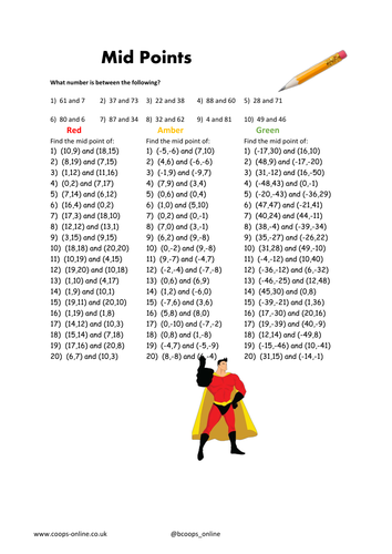 Mid points Sheets