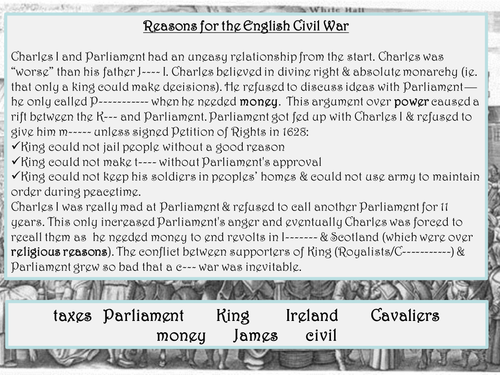English Civil War Causes