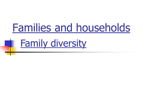 Families and Households - Powerpoint