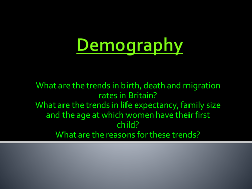 Demography