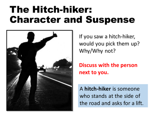 The hitchhiker roald dahl comprehension questions picture
