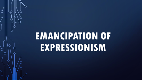 GCSE Dance New Specification Emancipation of Expressionism PPT