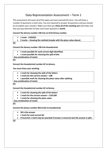 sampling bbc data bitesize TES by Resources gedlad  Introduction  To Teaching  Binary