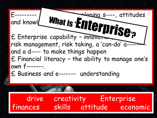 Enterprise - setting up new companies