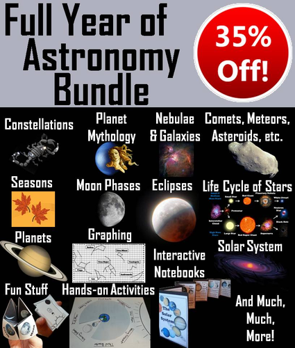 Astronomy/ Space Science Activities and PowerPoints Bundle