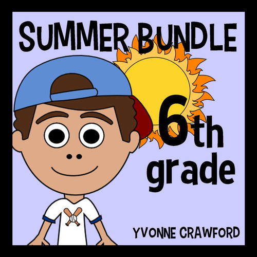 Summer Bundle for 6th Grade Endless