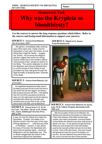 Why was the krypteia so bloodthirsty?