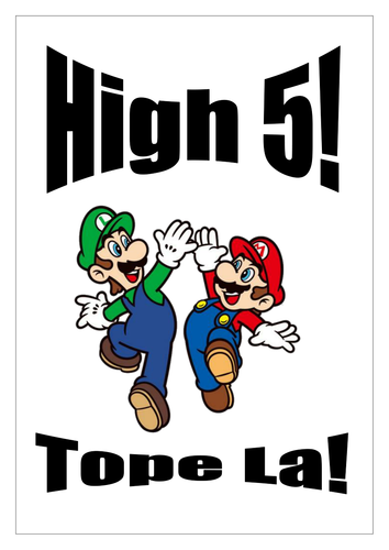 Tope La High Five Poster