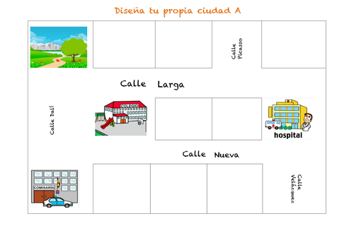 Diseña tu ciudad y describe como es, que hay, donde están... | Teaching ...