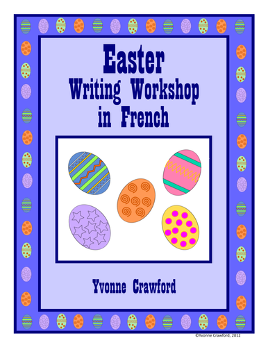 Easter Writing Centers in French