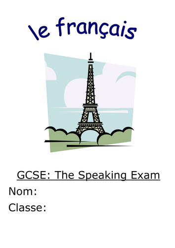 GCSE Oral Exam Booklet for WJEC New Specification (Teaching 2016 onwards)