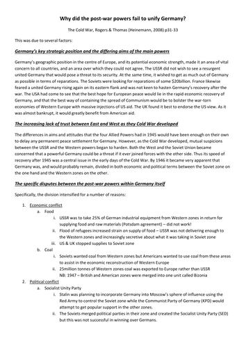 Cold War; Czechoslovakian Coup and Berlin Blockade