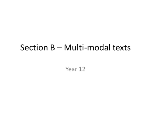 Multi-modal texts