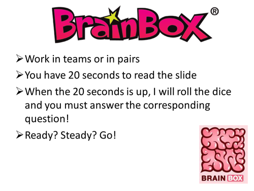 The Bible Bran Box Activity PPT