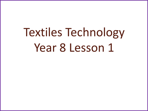 KS3 Textiles Technology Seven Deadly Sins Hats Lesson One