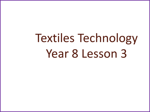 KS3 Textiles Technology Seven Deadly Sins Hats Lesson Three