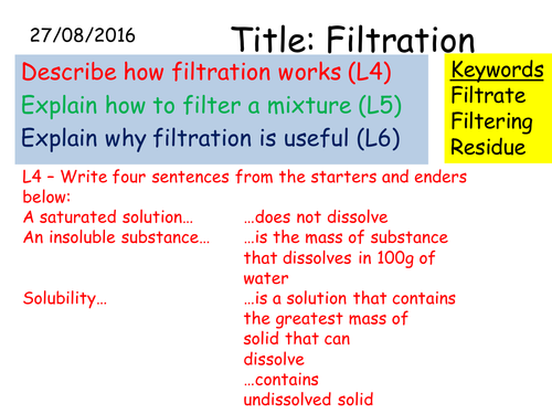 C2 2.4 Filtration