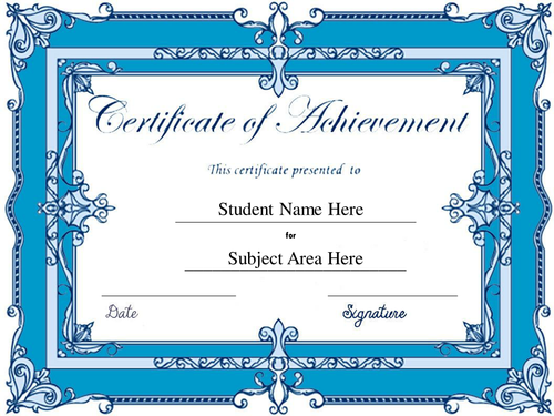 Award Certificates