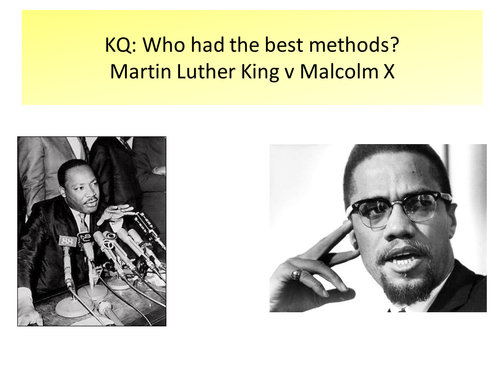 Comparison Analysis Of Martin Luther King Vs