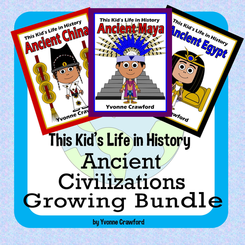 Ancient Civilizations BUNDLE - Ancient Maya, Ancient Egypt, Ancient China