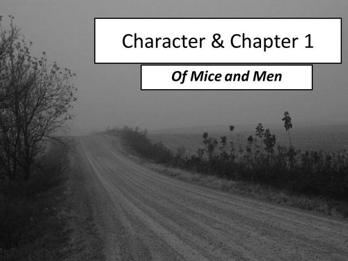 Of Mice and Men - Characterisation of George and Lennie