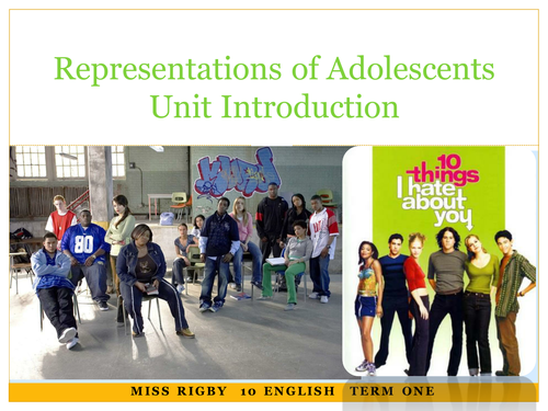 Teen Stereotypes Unit