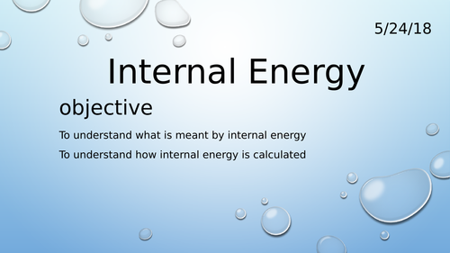 New AQA physics 2016 internal energy