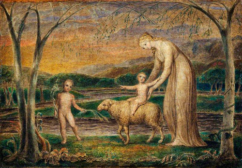 William Blake the Lamb and Jesus