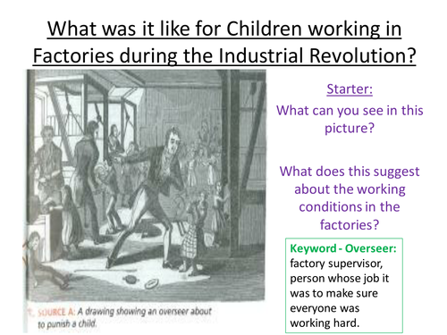 Children in Factories during the Industrial Revolution