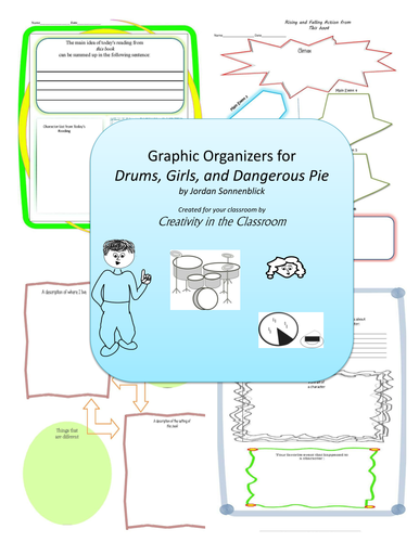 Graphic Organizers for Drums Girls and Dangerous Pie