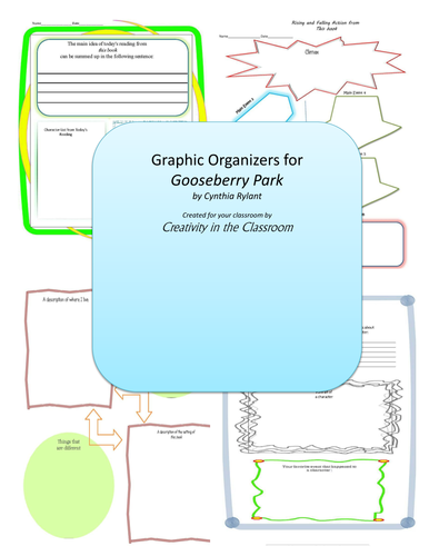 Graphic Organizers for Gooseberry Park