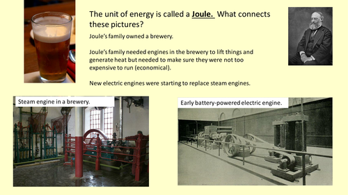 Two lessons on Potential and Kinetic Energy for KS4 - including practical and homework