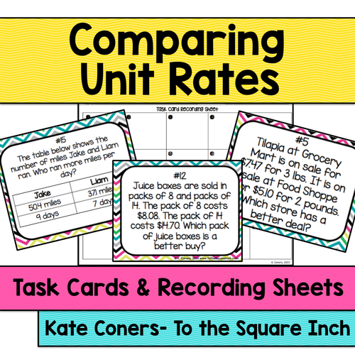 comparing-unit-rates-teaching-resources