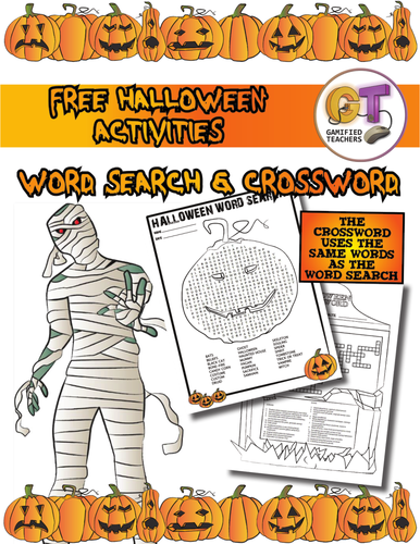 halloween word search pdf