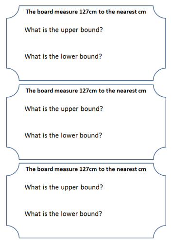 Upper and lower bounds