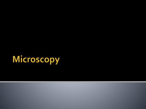 AS Biology. This resource was tailored to be used to teach Microscopy and Cell organisation