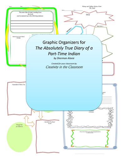 Graphic Organizers for The Absolutely True Diary of a Part-time Indian