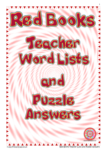 Spelling Journals - Red Set - Year 3/4 - Teacher Book