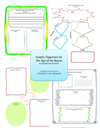 Graphic Organizers for The Sign of the Beaver