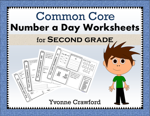 Number a Day Math Printables (second grade)
