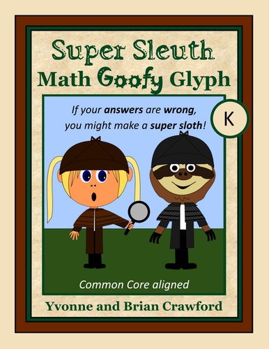 Mystery Math Goofy Glyph (Kindergarten Common Core)